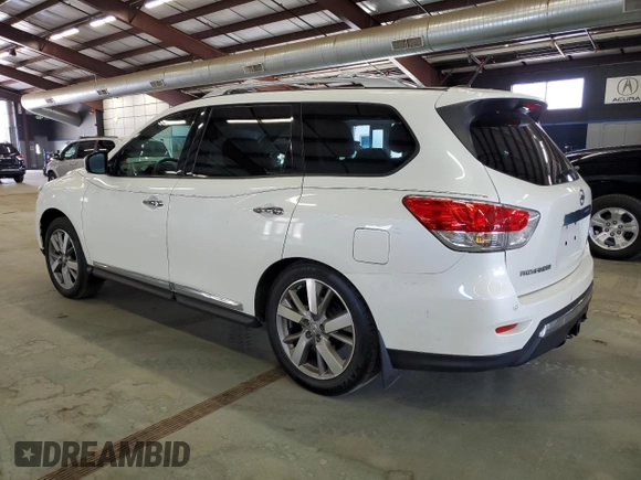 2015 Nissan Pathfinder Platinum z VIN 5N1AR2MM0FC632244, wystawiony jako Copart lot #54204885 z przebiegiem 229 886 mil mil oraz Czysty tytuł • Clean title. Historia ofert i sprzedaży dostępna na DreamBid. Obrazek 2.