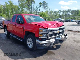 2014 Chevrolet Silverado 1500 LT with VIN 1GCVKREC1EZ201786, listed as a IAAI auction lot 41968965 with 157,566 mi miles. Bid and sale history available at carsss.com. Image 1.