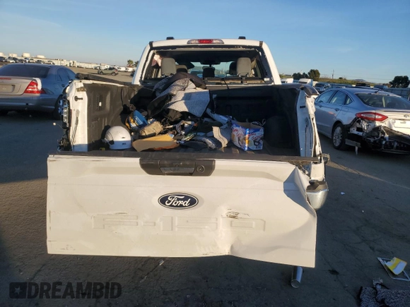 2024 Ford F-150 XLT with VIN 1FTFW3L89RKE36083, listed as a Copart auction lot 87290634 with 15,667 mi miles and Salvage Title. Bid and sale history available at carsss.com. Image 6.