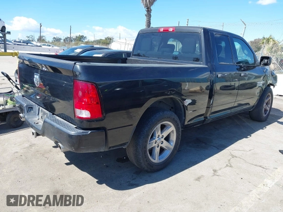 2018 Ram 1500 Tradesman with VIN 1C6RR6FTXJS182966, listed as a IAAI auction lot 41744144 with 60,714 mi miles and . Bid and sale history available at DreamBid. Image 4.