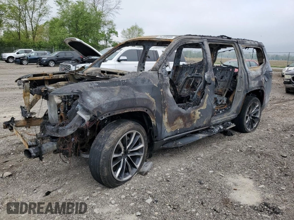 2022 Jeep Wagoneer Series II z VIN 1C4SJVBT0NS165195, wystawiony jako Copart lot #56209585 z przebiegiem Nie podano mil oraz Nie do naprawy • Non repairable. Historia ofert i sprzedaży dostępna na DreamBid. Obrazek 1.