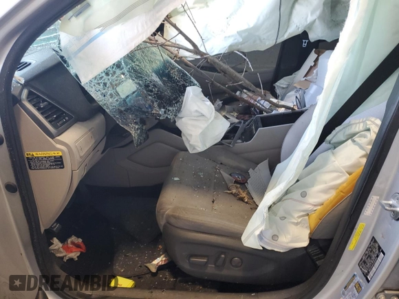 2018 Hyundai Tucson SEL with VIN KM8J3CA49JU693400, listed as a Copart auction lot 52046405 with Not provided miles and Salvage title. Bid and sale history available at DreamBid. Image 7.