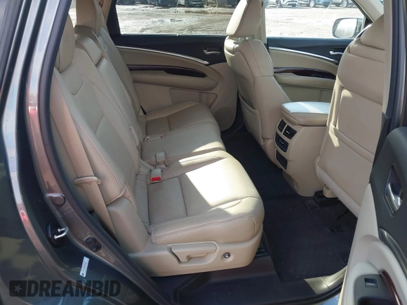 2016 Acura MDX w/Advance with VIN 5FRYD4H90GB042471, listed as a IAAI auction lot 41510207 with 176,168 mi miles. Bid and sale history available at carsss.com. Image 8.