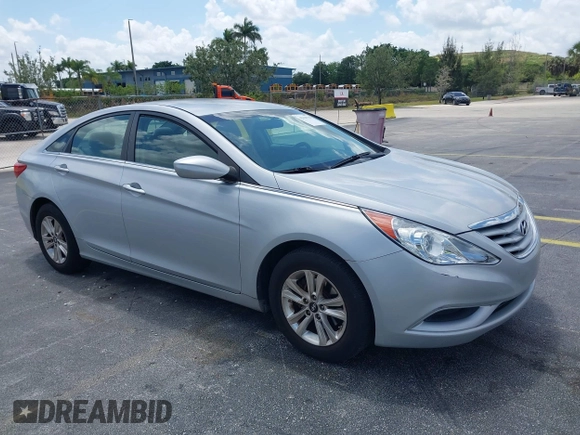 2011 Hyundai Sonata GLS with VIN 5NPEB4AC2BH244447, listed as a IAAI auction lot 42154710 with 122,326 mi miles and . Bid and sale history available at carsss.com. Image 1.