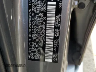 2022 Toyota Mirai XLE с VIN JTDAAAAAXNA004105, выставлен на аукционе Copart как лот 60874525 с пробегом 37 147 миль миль и Чистый • Clean title. История ставок и продаж доступна на DreamBid. Изображение 12.