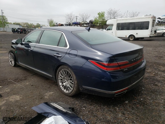 2021 Genesis G90 3.3T Premium with VIN KMTF34PA1MU084840, listed as a Copart auction lot 53474564 with 42,293 mi miles. Bid and sale history available at carsss.com. Image 2.