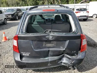 2007 Kia Rondo LX with VIN KNAFG525777082626, listed as a Copart auction lot 80005874 with 111,734 mi miles and Salvage Title. Bid and sale history available at carsss.com. Image 6.