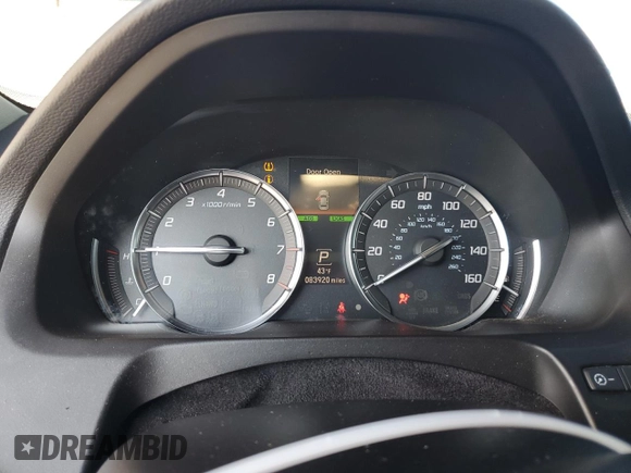 2019 Acura TLX with VIN 19UUB2F38KA004952, listed as a Copart auction lot 85660474 with 83,920 mi miles and Salvage Title. Bid and sale history available at carsss.com. Image 9.