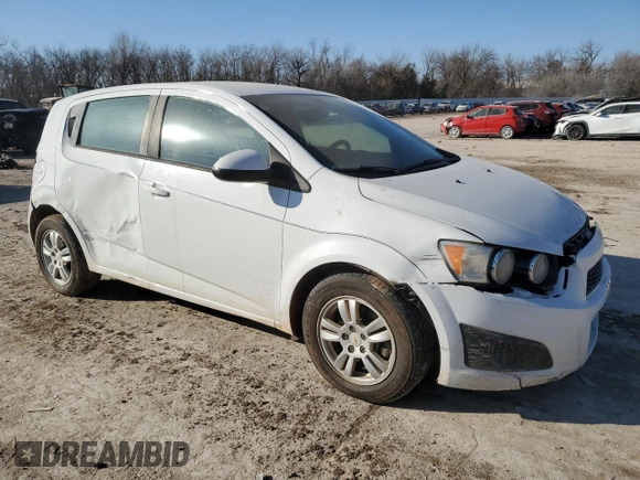 2015 Chevrolet Sonic LS with VIN 1G1JA6SH3F4141324, listed as a Copart auction lot 46271675 with 149,245 mi miles and Salvage title. Bid and sale history available at DreamBid. Image 4.