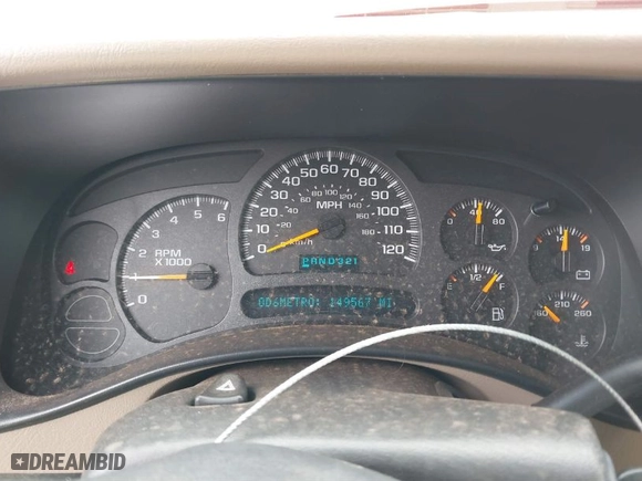 2003 Chevrolet Avalanche with VIN 3GNEC13T53G226017, listed as a IAAI auction lot 41854758 with 149,567 mi miles. Bid and sale history available at carsss.com. Image 7.