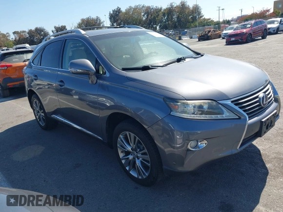 2013 Lexus RX 450h with VIN JTJBC1BAXD2053422, listed as a IAAI auction lot 42304531 with 117,035 mi miles and . Bid and sale history available at DreamBid. Image 1.