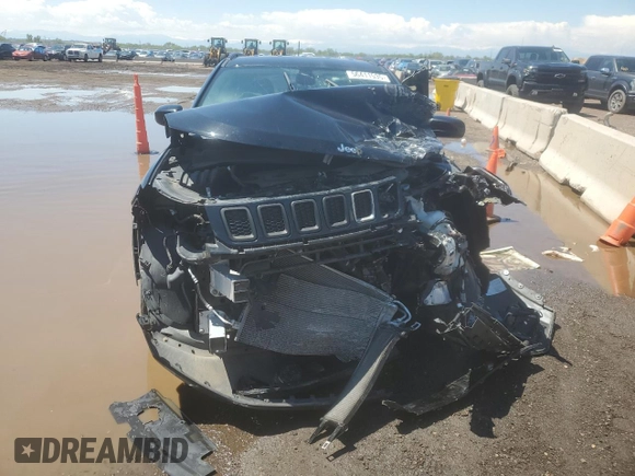 2021 Jeep Compass Latitude with VIN 3C4NJDBB1MT534528, listed as a Copart auction lot 56411535 with 48,502 mi miles and Salvage title. Bid and sale history available at DreamBid. Image 5.