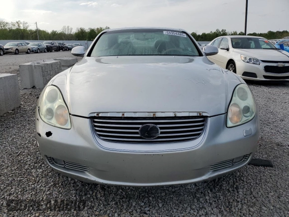 2003 Lexus SC 430 with VIN JTHFN48Y530037514, listed as a Copart auction lot 54354485 with 201,108 mi miles and Non repairable. Bid and sale history available at DreamBid. Image 5.