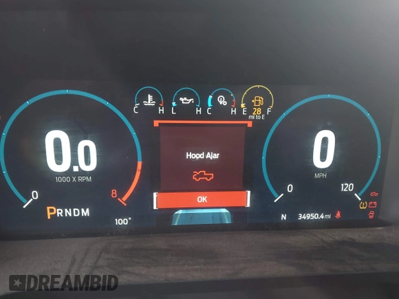 2023 Ford F-150 XL with VIN 1FTFW1E5XPFA81258, listed as a IAAI auction lot 42480441 with 34,950 mi miles and . Bid and sale history available at DreamBid. Image 7.