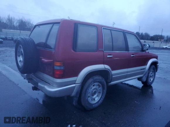 1995 Isuzu Trooper z VIN JACDJ58W9S7901686, wystawiony jako Copart lot #86925604 z przebiegiem 77 643 mil mil oraz Szkody całkowita. Historia ofert i sprzedaży dostępna na DreamBid. Obrazek 3.
