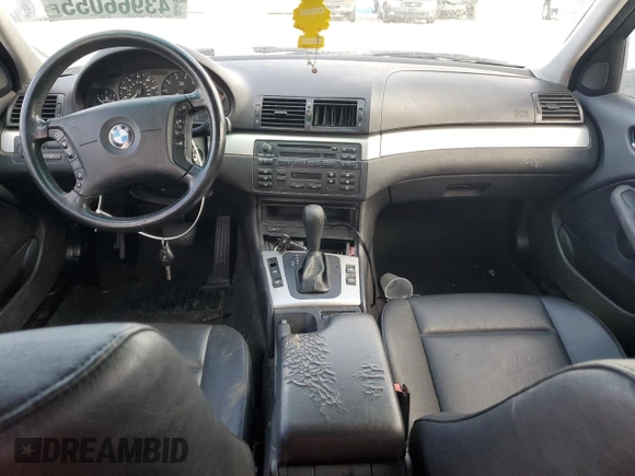 2004 BMW 3 Series 325i with VIN WBAET37474NJ95589, listed as a Copart auction lot 43966055 with 214,638 mi miles and Salvage Title. Bid and sale history available at carsss.com. Image 8.