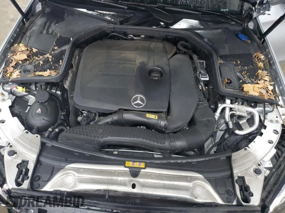 2021 Mercedes-Benz C 300 with VIN W1KWF8EBXMR636515, listed as a Copart auction lot 55797345 with 48,956 mi miles and Salvage title. Bid and sale history available at DreamBid. Image 11.