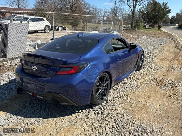 2023 Toyota GR86 Premium with VIN JF1ZNBE12P9754891, listed as a Copart auction lot 51163715 with 11,115 mi miles and Salvage Title. Bid and sale history available at carsss.com. Image 4.