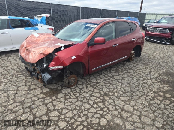 2013 Nissan Rogue S with VIN JN8AS5MT5DW003581, listed as a Copart auction lot 86542524 with 347,946 mi miles and Clean Title. Bid and sale history available at DreamBid. Image 1.