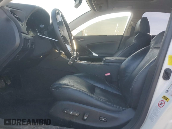 2013 Lexus IS 250 with VIN JTHBF5C27D5185429, listed as a Copart auction lot 43960165 with 153,616 mi miles and Salvage Title. Bid and sale history available at DreamBid. Image 7.