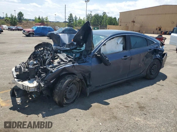 2017 Honda Civic LX with VIN 2HGFC2F56HH501032, listed as a Copart auction lot 57627645 with Not provided miles and Salvage title. Bid and sale history available at DreamBid. Image 1.