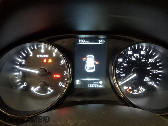 2017 Nissan Rogue SV with VIN 5N1AT2MV3HC872403, listed as a Copart auction lot 59367025 with 133,774 mi miles and Salvage title. Bid and sale history available at DreamBid. Image 9.