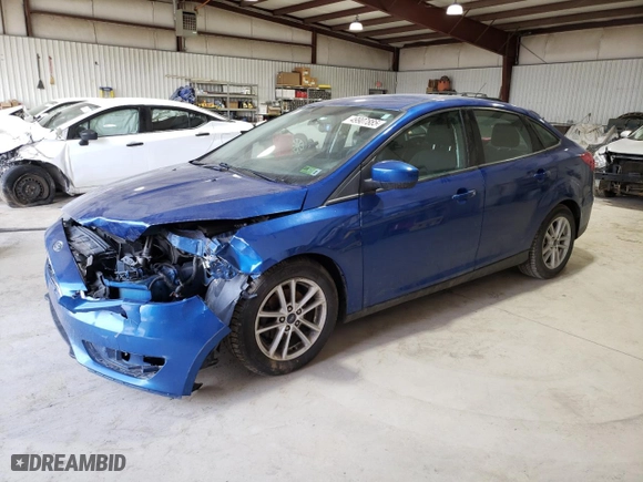 2018 Ford Focus SE with VIN 1FADP3F2XJL218072, listed as a Copart auction lot 49907885 with 122,296 mi miles and Salvage Title. Bid and sale history available at carsss.com. Image 1.