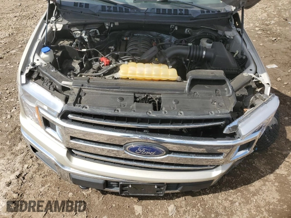 2018 Ford F-150 XL with VIN 1FTMF1E5XJKE35365, listed as a Copart auction lot 51152095 with 49,572 mi miles and Salvage title. Bid and sale history available at DreamBid. Image 12.
