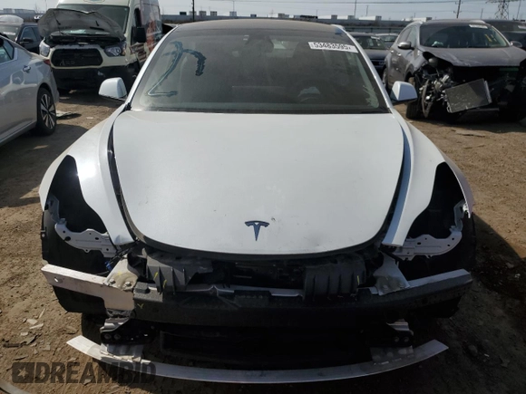 2021 Tesla Model 3 Standard Range Plus z VIN 5YJ3E1EA6MF059194, wystawiony jako Copart lot #53483595 z przebiegiem 22 072 mil mil oraz Szkody całkowita. Historia ofert i sprzedaży dostępna na DreamBid. Obrazek 5.