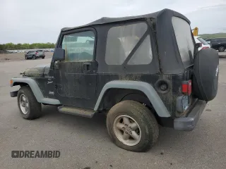 1999 Jeep Wrangler Sport z VIN 1J4FY19S2XP423722, wystawiony jako Copart lot #56098165 z przebiegiem 119 586 mil mil oraz Czysty tytuł • Clean title. Historia ofert i sprzedaży dostępna na DreamBid. Obrazek 2.