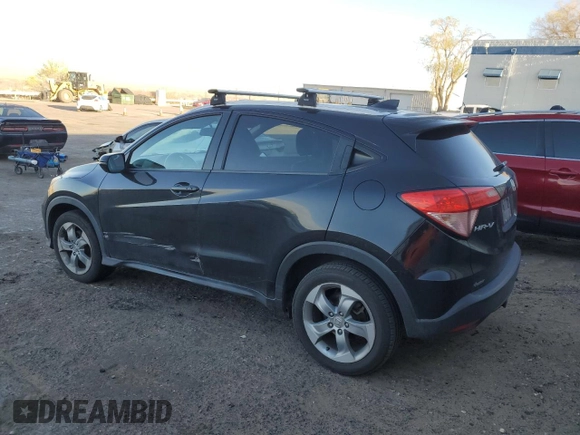 2016 Honda HR-V EX-L w/Navi with VIN 3CZRU6H73GM757539, listed as a Copart auction lot 48210275 with 0 mi miles and Salvage Title. Bid and sale history available at carsss.com. Image 2.