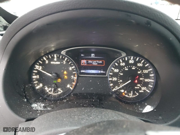 2017 Nissan Altima 2.5 SV with VIN 1N4AL3APXHC272256, listed as a Copart auction lot 86733824 with 91,896 mi miles and Salvage Title. Bid and sale history available at carsss.com. Image 9.