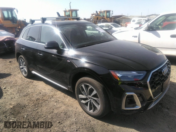2024 Audi Q5 S line Premium Plus with VIN WA1EAAFY8R2086532, listed as a IAAI auction lot 41845939 with 18,852 mi miles. Bid and sale history available at carsss.com. Image 1.
