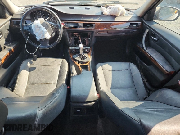 2011 BMW 3 Series 328i with VIN WBAPH5G57BNM82748, listed as a Copart auction lot 62742255 with Not provided miles and Salvage title. Bid and sale history available at DreamBid. Image 8.