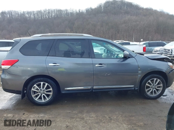 2015 Nissan Pathfinder SL with VIN 5N1AR2MM3FC654531, listed as a IAAI auction lot 41715163 with 160,808 mi miles and . Bid and sale history available at DreamBid. Image 14.
