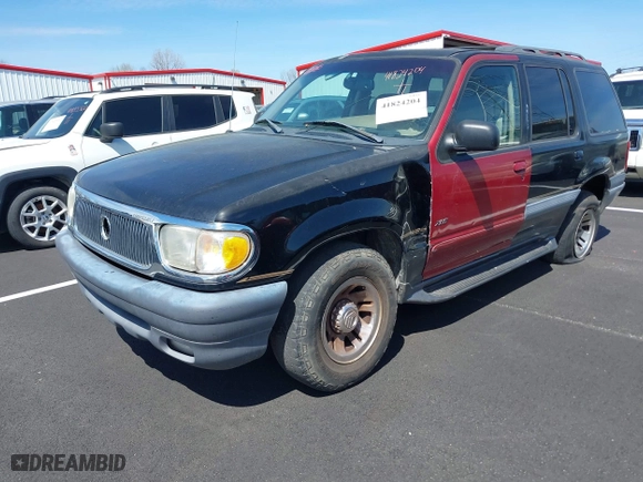 1998 Mercury Mountaineer with VIN 4M2ZU55P4WUJ27313, listed as a IAAI auction lot 41824204 with 207,626 mi miles. Bid and sale history available at carsss.com. Image 2.