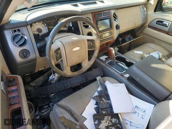 2008 Ford Expedition EL Eddie Bauer with VIN 1FMFK17508LA25949, listed as a Copart auction lot 83388074 with 146,820 mi miles and Salvage Title. Bid and sale history available at carsss.com. Image 8.