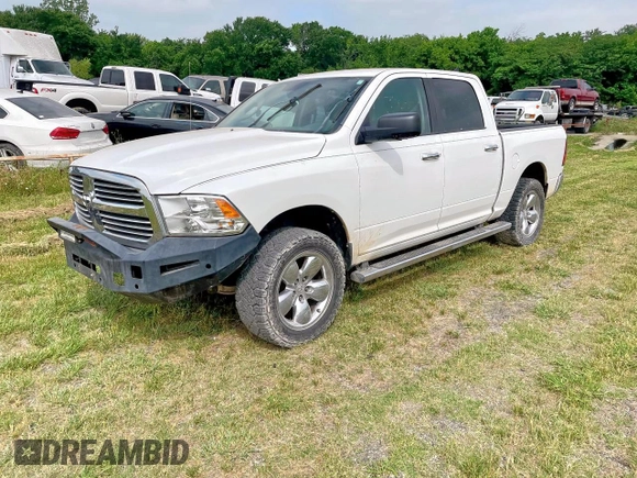 2015 Ram 1500 Outdoorsman z VIN 1C6RR7LM1FS688552, wystawiony jako Copart lot #57871575 z przebiegiem Nie podano mil oraz Czysty tytuł • Clean title. Historia ofert i sprzedaży dostępna na DreamBid. Obrazek 2.