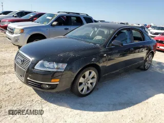 2007 Audi A6 3.2L with VIN WAUDH74F07N135135, listed as a Copart auction lot 76583304 with 0 mi miles and Salvage Title. Bid and sale history available at carsss.com. Image 1.