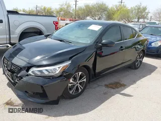 2023 Nissan Sentra SV with VIN 3N1AB8CV0PY232136, listed as a IAAI auction lot 41933940 with 40,422 mi miles and . Bid and sale history available at DreamBid. Image 2.