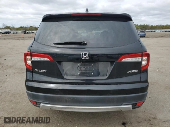 2020 Honda Pilot EX-L with VIN 5FNYF6H57LB068676, listed as a Copart auction lot 52678125 with 54,764 mi miles and Salvage title. Bid and sale history available at DreamBid. Image 6.