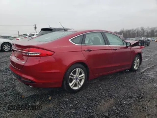2018 Ford Fusion SE with VIN 3FA6P0HD7JR230493, listed as a Copart auction lot 50076335 with 64,520 mi miles and Salvage Title. Bid and sale history available at carsss.com. Image 3.