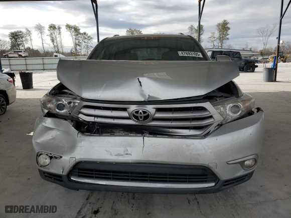 2012 Toyota Highlander Limited with VIN 5TDYK3EH1CS059895, listed as a Copart auction lot 47693105 with 137,250 mi miles and Salvage Title. Bid and sale history available at carsss.com. Image 5.