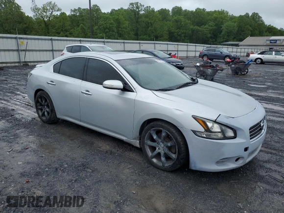 2013 Nissan Maxima S with VIN 1N4AA5AP2DC818544, listed as a Copart auction lot 56555005 with 168,271 mi miles and Clean Title. Bid and sale history available at DreamBid. Image 4.
