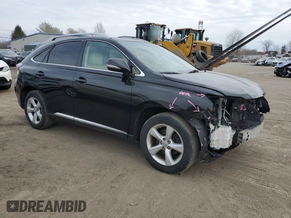 2012 Lexus RX 350 with VIN 2T2ZK1BA6CC082237, listed as a Copart auction lot 45843925 with 129,983 mi miles and Salvage Title. Bid and sale history available at DreamBid. Image 4.