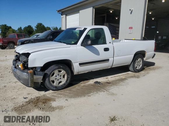 2005 Chevrolet Silverado 1500 Work Truck with VIN 1GCEC14Z05Z150138, listed as a Copart auction lot 70195914 with Not Provided miles and Salvage Title. Bid and sale history available at carsss.com. Image 1.