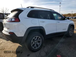 2022 Jeep Cherokee Trailhawk with VIN 1C4PJMBX3ND505107, listed as a Copart auction lot 77418384 with 12,952 mi miles and Clean Title. Bid and sale history available at carsss.com. Image 3.
