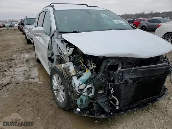 2017 Chrysler Pacifica Touring-L with VIN 2C4RC1BG8HR587743, listed as a Copart auction lot 43453155 with 99,574 mi miles and Salvage Title. Bid and sale history available at carsss.com. Image 12.