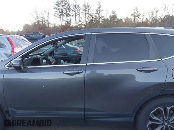 2020 Honda CR-V EX with VIN 2HKRW2H56LH696405, listed as a IAAI auction lot 41124333 with 55,418 mi miles. Bid and sale history available at carsss.com. Image 15.