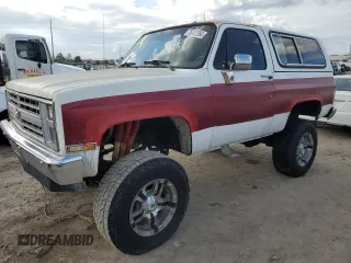 1988 Chevrolet Blazer z VIN 1GNEV18K1JF112265, wystawiony jako Copart lot #75007254 z przebiegiem 25 791 mil mil oraz Nie do naprawy • Non repairable. Historia ofert i sprzedaży dostępna na DreamBid. Obrazek 1.